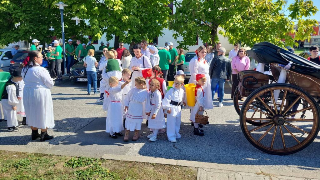 Djeca iz vrtića Naša radost na Povorci beračica i berača, Branje grojzdja Pregrada 2026.