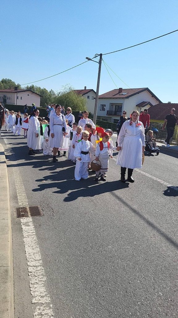 Djeca iz vrtića Naša radost na Povorci beračica i berača, Branje grojzdja Pregrada 2026.